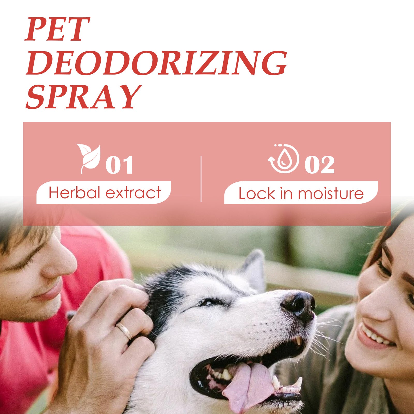 Pet Deodorant Spray, Indoor Cat And Dog Deodorizer Stay Fragrance Refreshing Spray